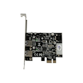 Pikkukuva 1 / 3: 2-porttinen USB 3.0 PCIe -ohjainkortti UASP:llä - 2-porttinen USB 3.0 PCI Express -ohjainkortti - LP4-virtalähde - PEXUSB3S25