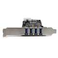 Pikkukuva 4 / 4: 4-porttinen USB 3.0 PCI Express -ohjainkortti - STARTECH - PEXUSB3S42V - UASP- ja SATA/LP4-virtalähde