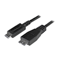 Pikkukuva 1 / 2: USB-C - Micro-B -kaapeli - STARTECH - 1 m - Kaksoissuojattu - USB 3.1