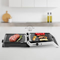 Miniatyrbillede 2 af 2: Elektrisk Grill - UFESA - Jaya 2000 - 2000W - Non-stick Plader 29x23,2 cm - 180 Åbning Svart/rostfri