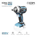 Miniatyrbillede 1 af 2: BØRSTELØS SLAGSNØGLE 20V (UDDEN BATTERI OG OPLADER) 16x23,5cm KOMA TOOLS PRO SERIES BATTERI