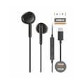 Pikkukuva 1 / 2: Tech One Tech earTECH TEC1302: Intrauraaliset kuulokkeet - Mikrofonilla - USB Type-C - Mustat