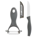 Miniatyrbillede 1 af 4: 5five - keramisk "zirco" kniv og skræller Grå