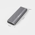 Miniatyrbillede 3 af 4: Qoltec - 52267 - Pocketcase | SSD Bay M.2 | SATA | NGFF | USB-C | Super Speed 6 Gb/s | 2 To | Grå