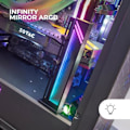 Miniatyrbillede 2 af 3: MARSGAMING Mars Gaming MCA-GCB, Grafikkortholder, ARGB Infinity Mirror Illumination, ARGB Sync GPU Holder, Base
