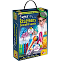 Miniatyrbillede 1 af 4: Laboratorium for super reaktioner - Videnskabeligt sæt - JEG ER EN GENIUS - 30 Eksperimenter, Overraskende Effekter