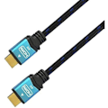 Miniatyrbillede 1 af 2: Aisens A120-0355 HDMI-kabel 0,5 m 4K Ultra HD Sort/Blå Sort/blå