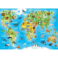 Miniatyrbillede 2 af 2: Animals World Map Puslespil - EDUCA - 150 brikker - Blandet - Fra 6 år