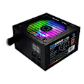 Miniatyrbillede 1 af 4: CoolBox DG-PWS600-MRBZ ATX 600W RGB sort strømforsyning Ø 12 cm x 1