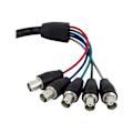 Pikkukuva 1 / 3: Näyttökaapeli - STARTECH - VGA 5 x BNC RGBHV - 30 cm - Koaksiaalikaapeli - Musta