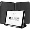 Pikkukuva 1 / 2: Shock Case iPad 10,2" 9/8/7 Gen Tablet Case - SUBBLIM - Musta - Kaksi katselukulmaa - Apple Pencil -paikka Svart