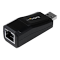 Miniatyrbillede 2 af 2: Netværksadapter - STARTECH - USB 3.0 til RJ45 - Gigabit Ethernet - 10/100/1000Mbps - Sort