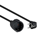 Miniatyrbillede 1 af 2: Forlænger - NANO KABEL - 10.22.0602-BK - 100% kobber leder - Sort