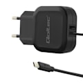 Miniatyrbillede 1 af 4: Mobiltelefonlader - QOLTEC - 50189 - USB 2.0-port - Sort - Inkluderet sort