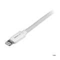Pikkukuva 1 / 4: Lightning-kaapeli USB:lle - StarTech.com - USBLT2MW - 2 m - Valkoinen - Synkronointi ja lataus