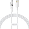 Pikkukuva 1 / 6: USB-C-kaapeli, Supernopea Lataus 100W, 1m - Baseus Gem (P103737300222211-00) - Kuu Valkoinen
