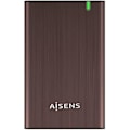 Miniatyrbillede 1 af 2: AISENS - ASE-2525BWN - Eksternt harddiskkabinet til 2,5" SATA A USB 2.0/USB 3.0/USB3.1 GEN1, brun