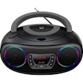 Pikkukuva 1 / 3: FM Denver TCL-212BT 111141300012 AUX, CD, USB, Bluetooth ympäristövalo Harmaa 1 kpl