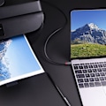 Miniatyrbillede 1 af 3: Lindy Anthra Line - USB-kabel - USB-C (M) til USB Type B (M) - USB 3.2 Gen 1 - 1,0 m - rund, tovejs - Schwarz () -