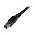 Pikkukuva 4 / 4: USB 3.0 SuperSpeed A–B kaapeli suorakulmainen M/M - 1 m - Musta - STARTECH