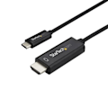 Pikkukuva 1 / 4: StarTech.com 1 m USB-C - HDMI 4K 60 Hz -sovitinkaapeli - USB Type-C - HDMI -kaapeli mustana (CDP2HD1MBNL)