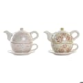 Miniatyrbillede 2 af 3: Teekande - DKD Home Decor - 750 ml - Dolomit - 2 Enheder - Hvid Vit
