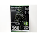 Miniatyrbillede 3 af 3: Lysende guirlande - NO NAME - 560 LED - Kold hvid - 1400cm - 8 lysmønstre Blanco Frío