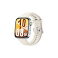 Miniatyrbillede 2 af 5: Huawei Watch Fit 4 Bluetooth Grå Connected Watch med hvid fluoroelastomerrem
