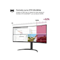 Miniatyrbillede 2 af 6: LG 34WP75CP-B Skærm - Sort - 34 tommer - IPS - 2560 x 1440 - 5 ms - HDMI, DisplayPort - AMD FreeSync
