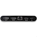Miniatyrbillede 3 af 4: StarTech.com USB Type-C Dockingstation med dobbelt DP 4K-display til bærbar computer - PD 3.0 100 W (DK30C2DAGPD)