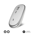 Miniatyrbillede 2 af 3: Ratón Inalámbrico Subblim Wireless Mini/ Hasta 1600 DPI/ Plata Argent