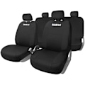 Miniatyrbillede 1 af 2: Sædebetræk - SPARCO - Strada - Universal - Sort - Overlegen komfort i polyester SCHWARZ