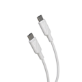 Miniatyrbild 2 av 3: MUVIT FÖR BYTE 20W PD nätladdare + VIT USB-C-KABEL Vit