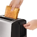 Miniatyrbillede 2 af 4: Brødrister - Moulinex - LT340811 - 2 sliser - 7 niveauer af ristning - 850 W Svart/rostfri