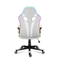 Miniatyrbillede 3 af 4: Gaming stol - HUZARO - Force 2.5 RGB - LED-belysning - Åndbart stof - Ergonomisk design Vit