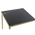 Miniatyrbillede 4 af 4: sidebord 40 x 46 x 65 cm sort guld marmorjern
