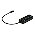 Pikkukuva 3 / 3: USB 3.0 Type-C - StarTech - 4 Ports - Kytkimet Virta/Pois - UASP-tuki - Musta