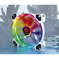 Miniatyrbillede 1 af 2: Talius Iris Spectrum 12 cm RGB blæser (tilgængelig i to farver) (hvid) Vit