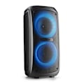 Miniatyrbillede 1 af 6: NGS WILD TEMPER : BÆRBAR FESTHØJTALER 200 W, LED-LYS, BLUETOOTH OG TWS COMPATIBLE, USB/AUX INDTIL, 5 TIMERS BATTERI. Svart