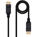 Miniatyrbillede 1 af 2: DISPLAYPORT kabel - NANO KABEL - DP/M-DP/M - 0,5 m - 4K opløsning - 24 karat guldbelagt