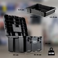 Miniatyrbillede 2 af 6: Værktøjskasse Stack & Roll - KETER - Alsidig - Let - Praktisk