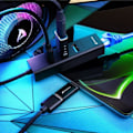 Miniatyrbillede 3 af 3: USB-hub - SHARKOON - - 3 porte - USB 3.2 Gen 1 - Aluminium