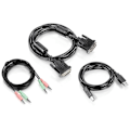 Miniatyrbild 2 av 2: KVM-kabelpaket - TRENDnet - TK-CD06 - Ljud, USB, DVI-I - För KVM-switch TK-232DV