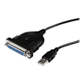 Pikkukuva 3 / 3: USB-DB25-sovitinkaapeli - STARTECH - 1,80 m - USB 2.0 - Tulostin - Musta
