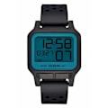 Miniatyrbillede 1 af 4: Ur - Nixon - Heat - Sort/Aqua Positiv - Digital - Sportiv - 8 mm Svart/akva positiv