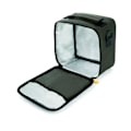 Miniatyrbillede 2 af 4: Frokostkasse - IBILI - 753450 - Sort - 22 x 22 x 12 cm - 2 grønne beholdere svart