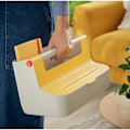 Miniatyrbild 4 av 4: Förvaringslåda - LEITZ - Cosy - Gul - Hållbar ABS - Smart förvaring compartiment Gul