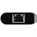 Pikkukuva 1 / 3: USB Hub - Startech - DKT31CHPDL - 3 Porttia - Musta Väri - Ethernet RJ-45