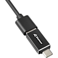 Miniatyrbillede 2 af 3: USB-hub - SHARKOON - - 3 porte - USB 3.2 Gen 1 - Aluminium
