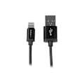 Pikkukuva 2 / 2: Lightning-kaapeli USB:lle 1m - STARTECH - USBLT1MB - Synkronointi ja lataus - Kaksoiseristys - Musta